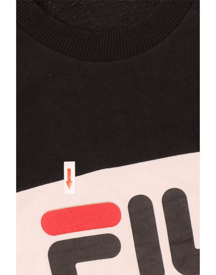 Fila Felpa grafica da uomo Maglione piccolo multicolore Colourblock