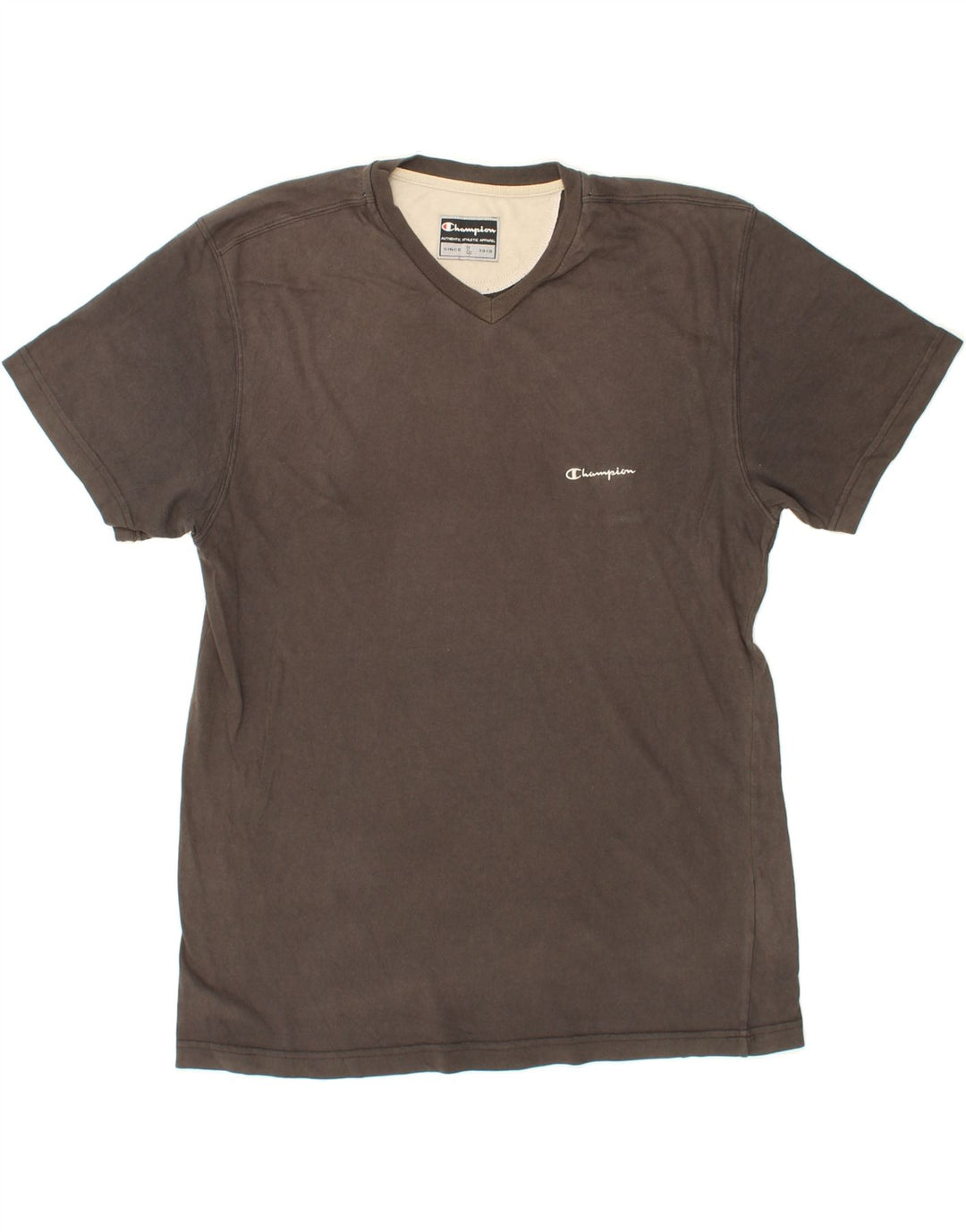 CHAMPION Mens T-Shirt Top Large Grey Cotton Vintage Champion and Second-Hand Champion from Messina Hembry 