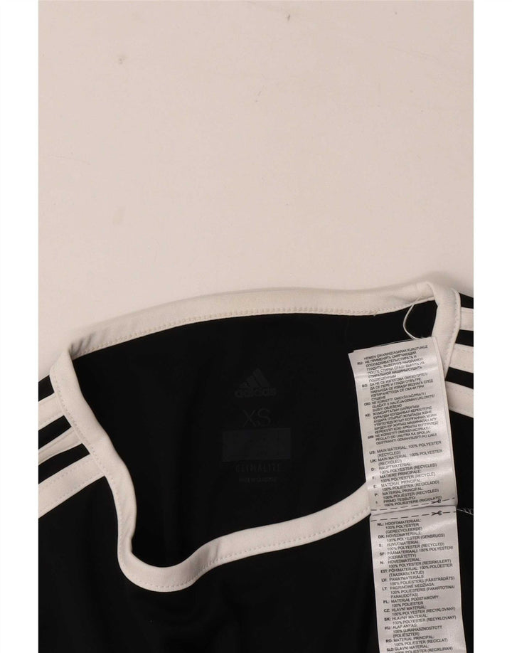 T-shirt Adidas Climalite da uomo Top XS poliestere color block nero