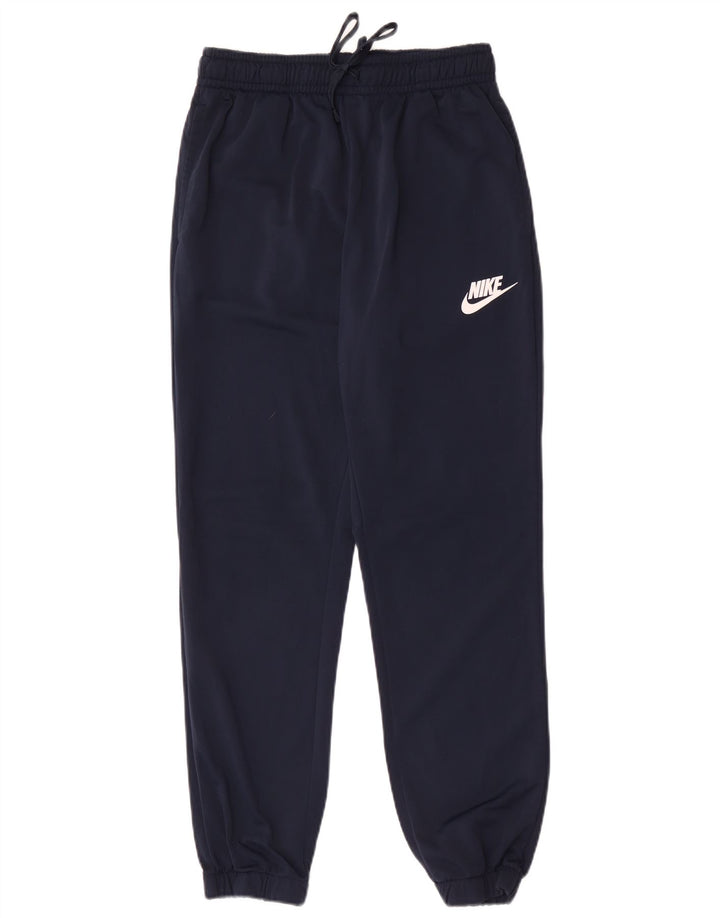 Pantaloni da tuta da uomo Nike Joggers medio poliestere blu navy