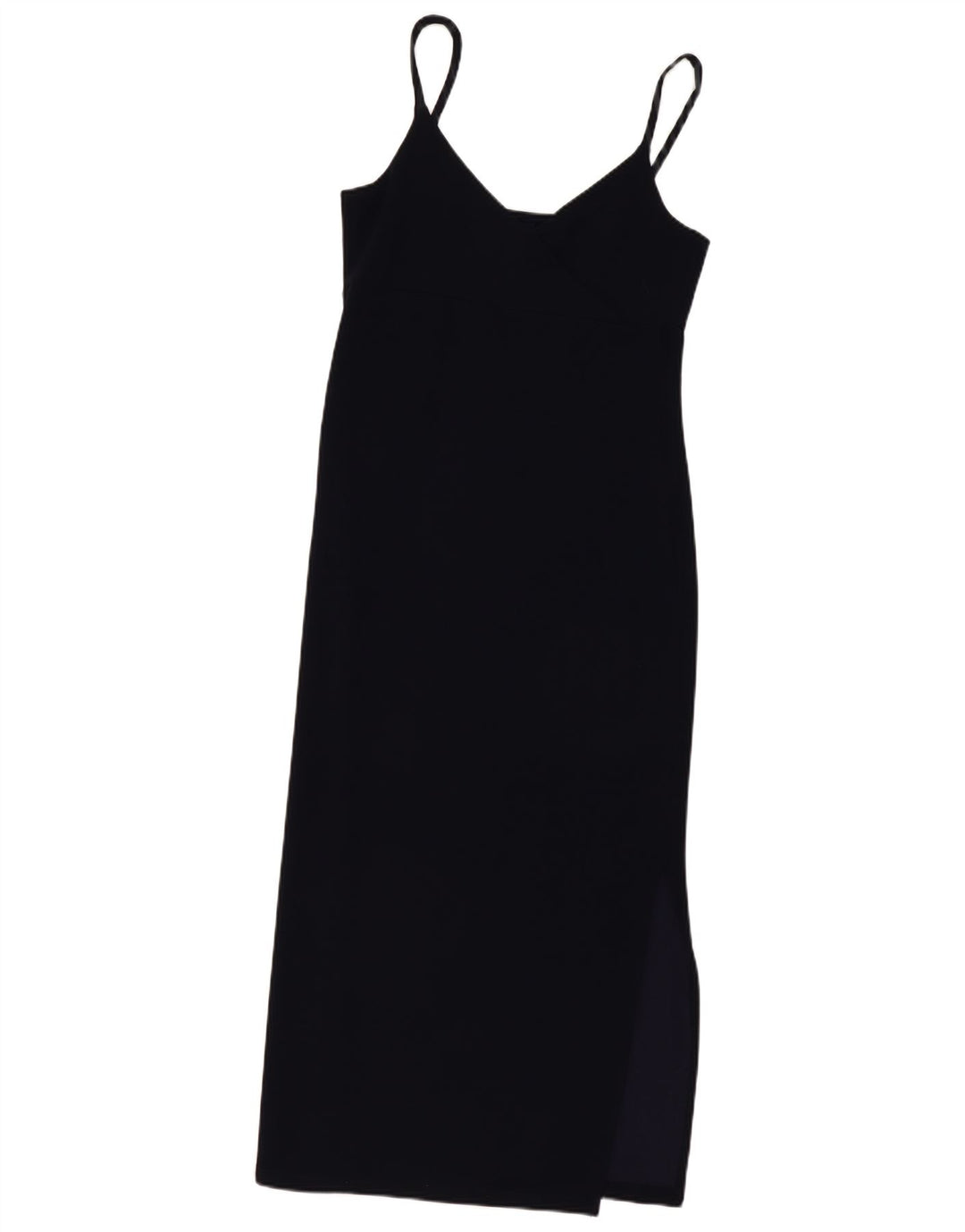 Abito lungo senza maniche da donna Gap UK 12 Rayon blu navy medio