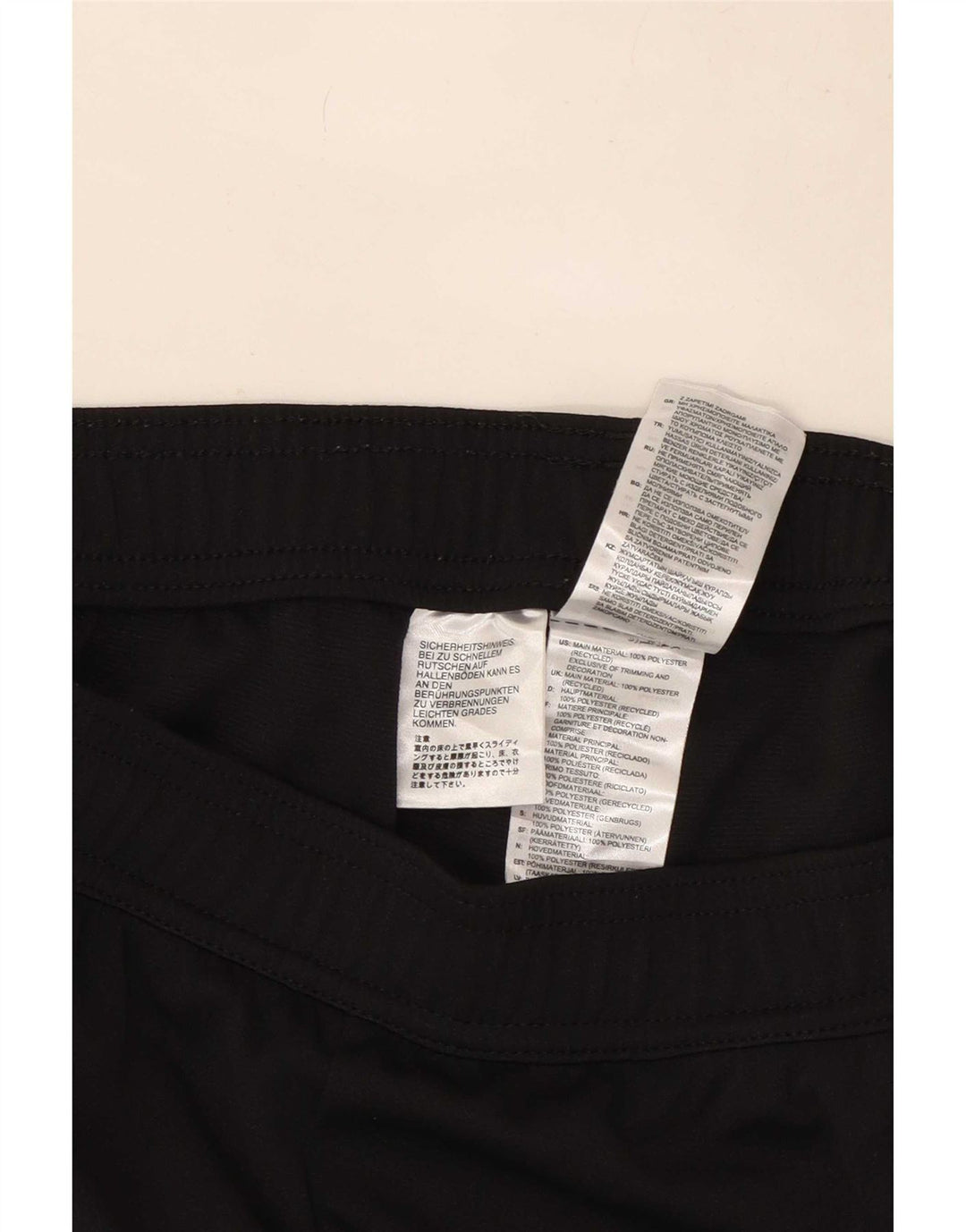 Pantaloni da tuta Adidas Aeroready da uomo in poliestere color block medio nero