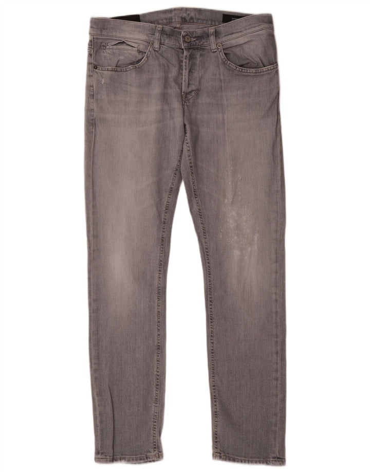 Jeans dritti da donna DONDUP W34 L31 cotone grigio