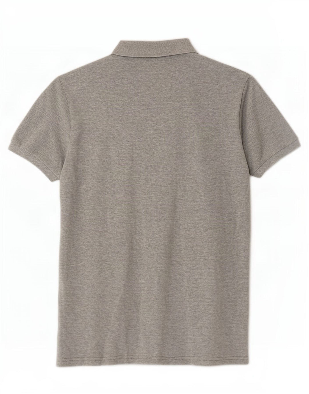 Polo da uomo Lyle & Scott in cotone chiazzato grigio medio