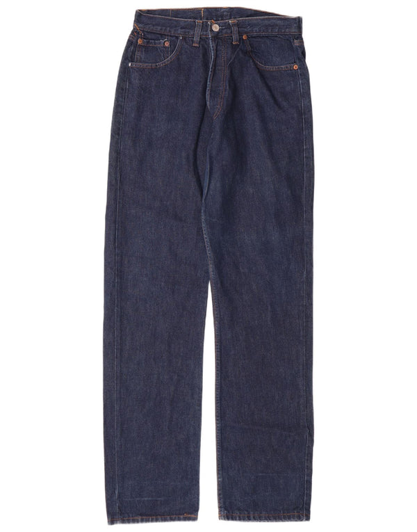 LEVI'S Jeans dritti da uomo 501 W34 L36 Blu navy