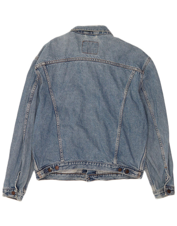 Levi's Uomo 70503 Giacca di jeans UK 42 XL Blu Cotone