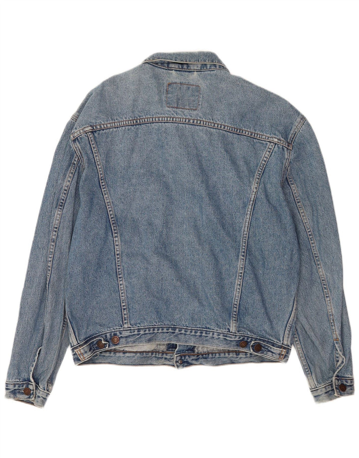 Levi's Uomo 70503 Giacca di jeans UK 42 XL Blu Cotone