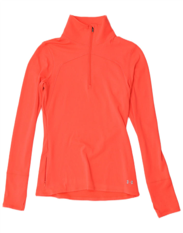 Maglietta pullover aderente da donna Under Armour UK 12 Rosa medio