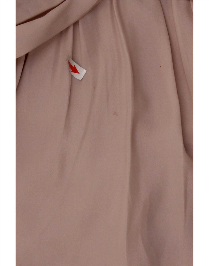 Top corto senza maniche da donna Coast in camicetta UK 8 piccolo poliestere rosa