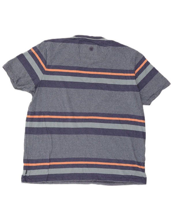 Maglietta da uomo Fat Face Top 2XL a righe blu