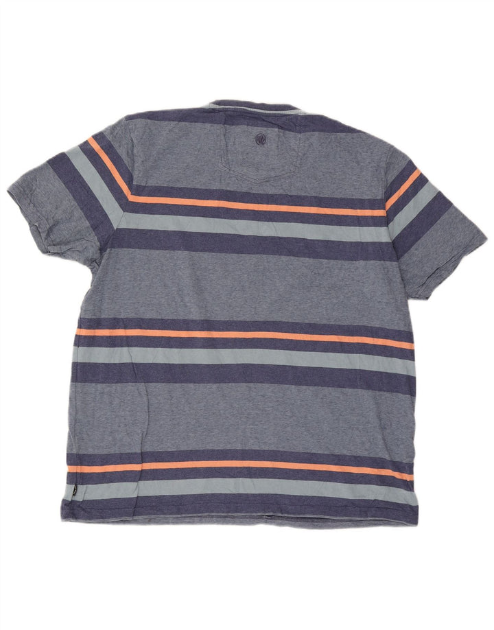 Maglietta da uomo Fat Face Top 2XL a righe blu