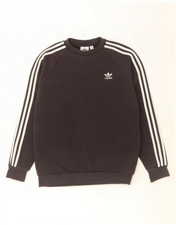 Felpa Adidas Uomo Maglione Medio Nero Cotone