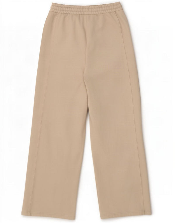Pantaloni da tuta da donna Zara a gamba larga UK 8 piccoli in cotone beige