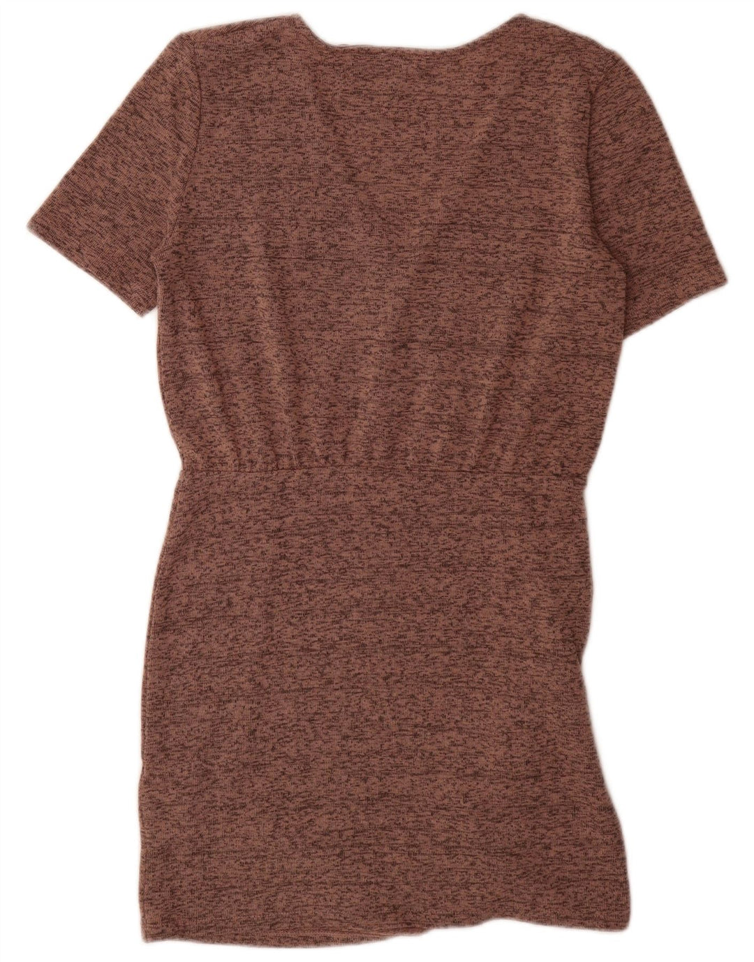 Abito tubino Zara da donna UK 12 Poliestere screziato marrone medio