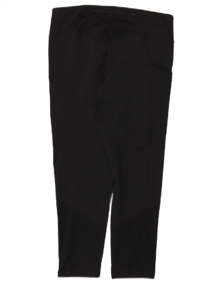 Leggings Nike Dri Fit Capri da donna UK 8 Small poliestere nero