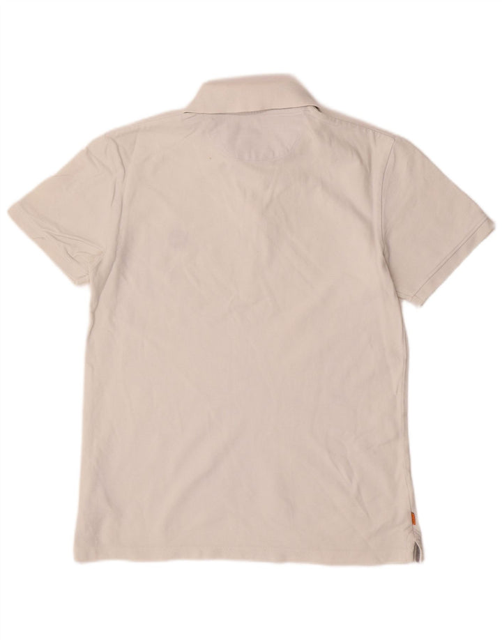 Polo Timberland da uomo slim fit piccola in cotone bianco