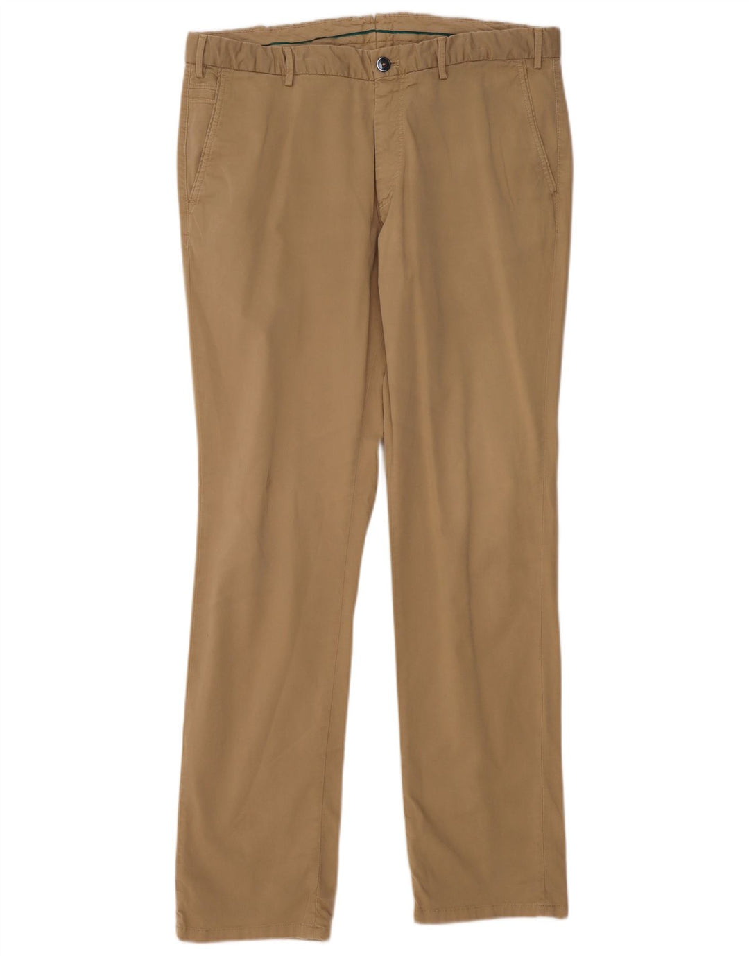 MASSIMO DUTTI Pantaloni chino slim da uomo EU 48 XL W38 L34 Beige