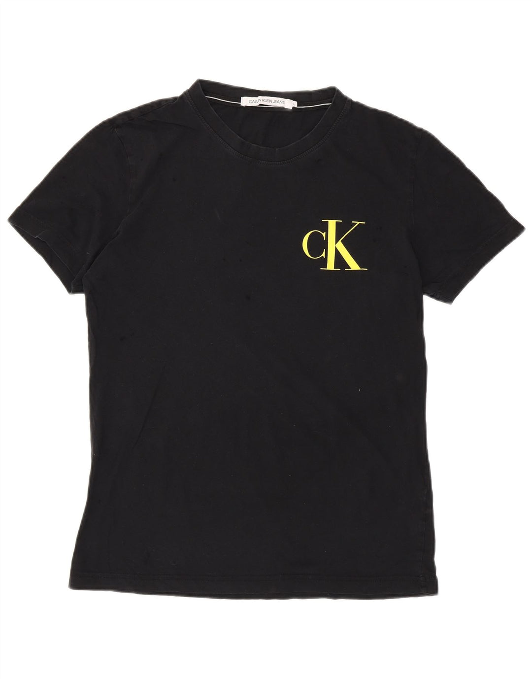 CALVIN KLEIN JEANS T-shirt grafica da uomo grande nera
