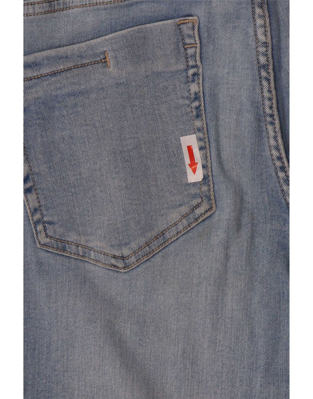 Jeans slim da donna Zara EU 42 Large W32 L27 Blu