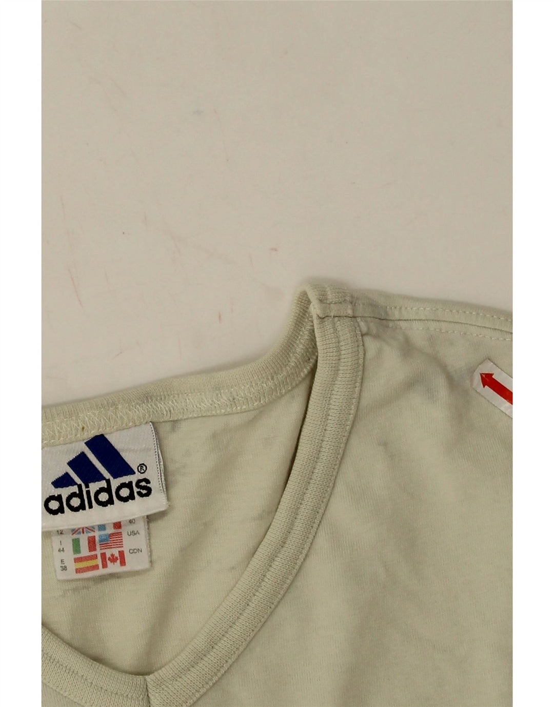 Maglietta Adidas da donna Top UK 12 beige medio