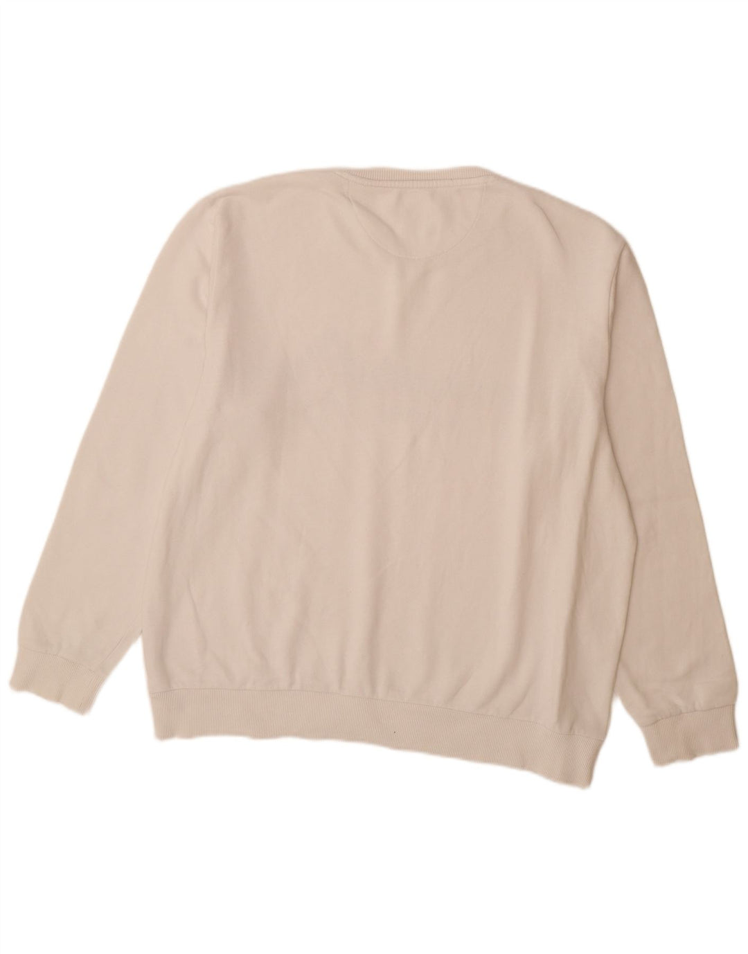 BURTON Felpa da Uomo Maglione Grande Cotone Bianco