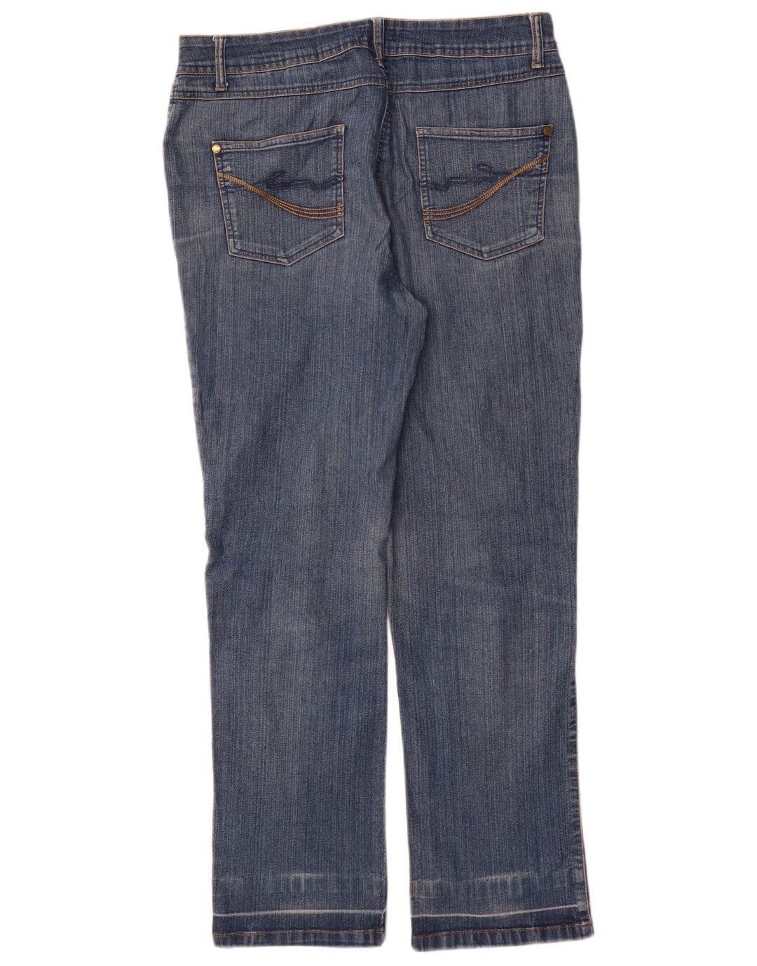 Jeans dritti da donna M&Co UK 12 medio W32 L30 blu