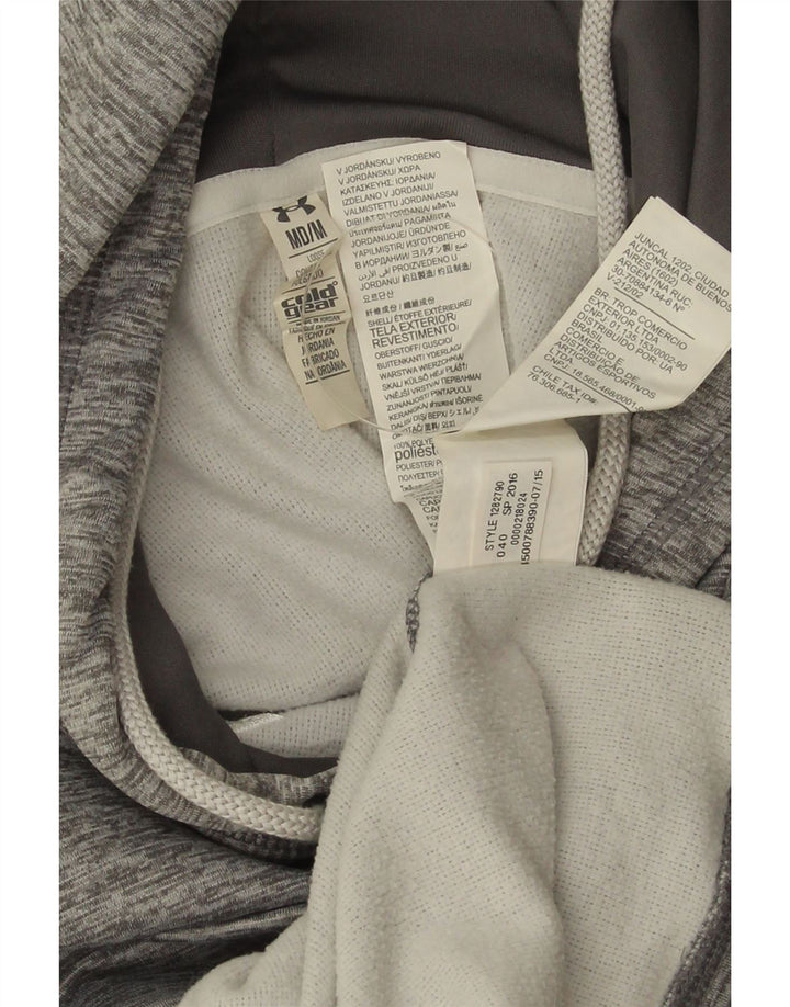 Felpa con cappuccio grafica da donna Under Armour UK 14 Poliestere grigio medio