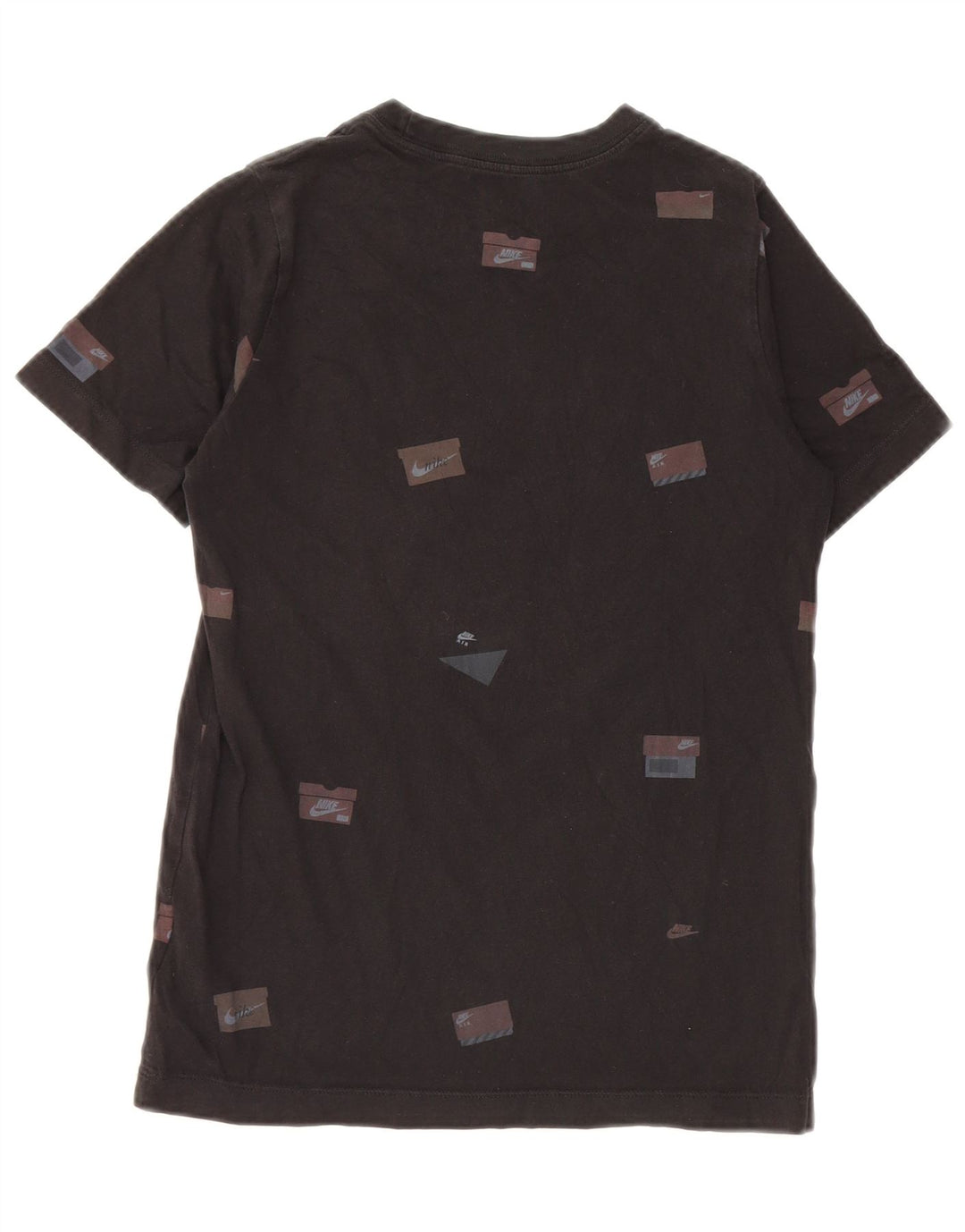 T-shirt grafica NIKE da ragazzo, 10-11 anni, cotone nero medio