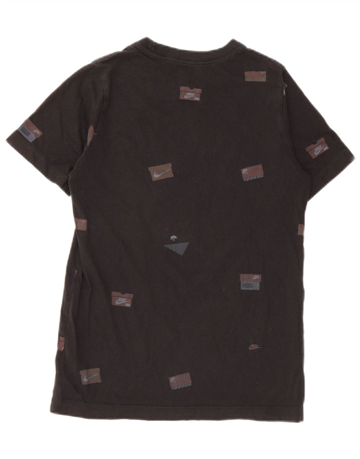 T-shirt grafica NIKE da ragazzo, 10-11 anni, cotone nero medio