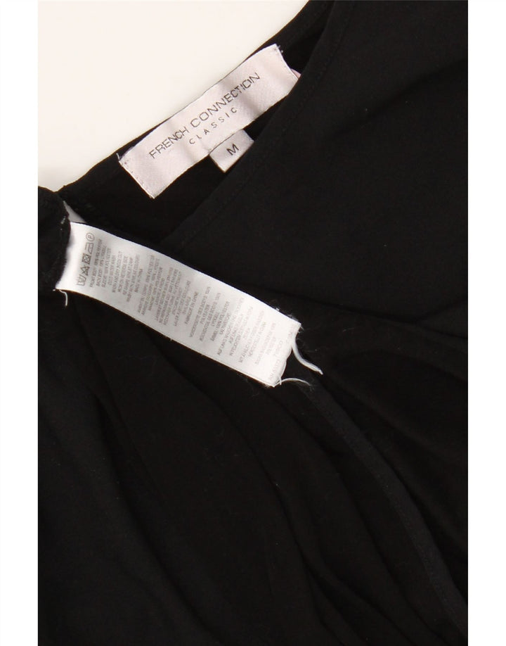 Camicetta da donna con maniche a 3/4 French Connection Top UK 12 Poliestere nero medio