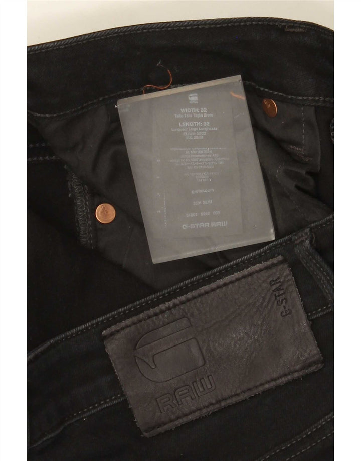 Jeans slim da uomo G-Star W32 L32 cotone nero