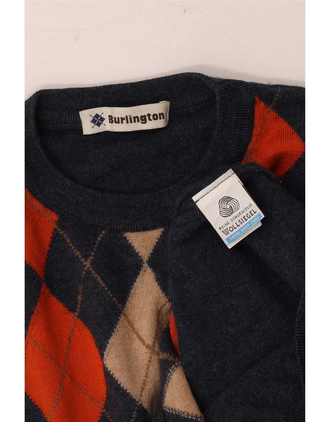 Maglione maglione girocollo da uomo Burlington IT 48 blu navy medio