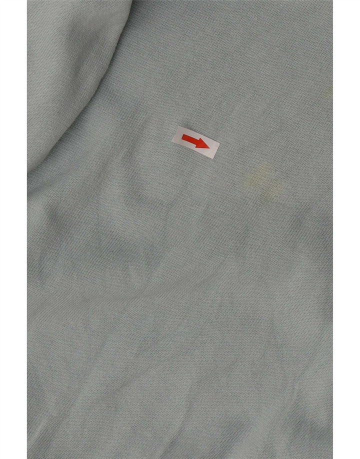 Maglione maglione girocollo da uomo Marks & Spencer in cotone blu medio