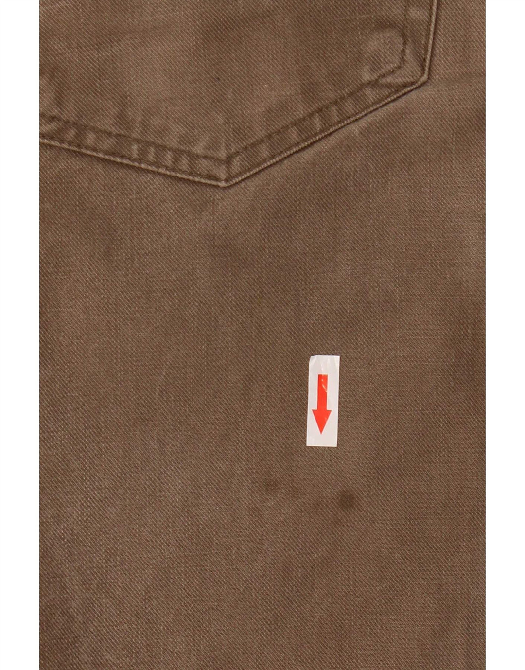 Jeans Straight Uomo Trussardi W33 L27 Cotone Beige
