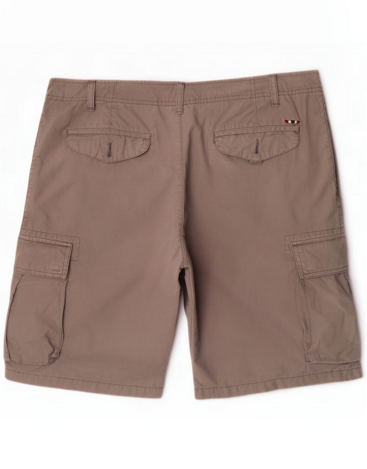 Napapijri Pantaloncini cargo da uomo grandi W35 Grigi