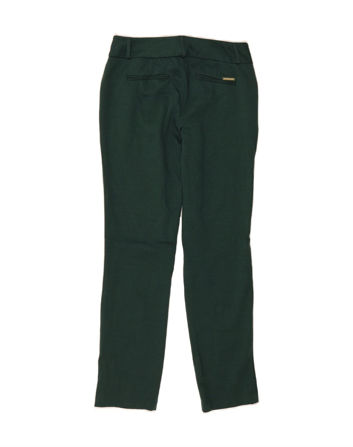 MICHAEL KORS Womens Slim Casual Trousers US 6 Medium W30 L29 Green Vintage Michael Kors and Second-Hand Michael Kors from Messina Hembry 
