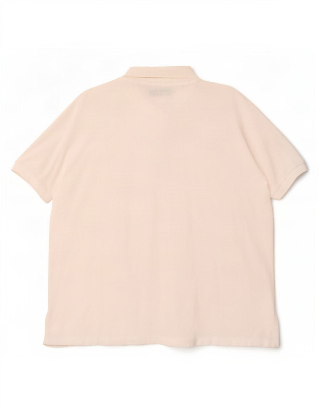 Polo da donna vestibilità rilassata Lacoste UK 14 cotone bianco medio