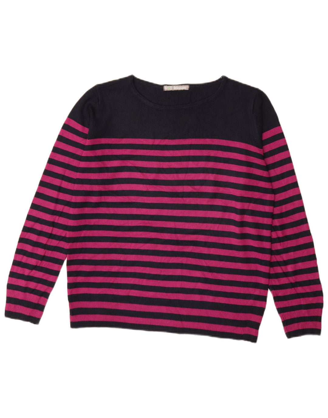 MARKS & SPENCER Maglione da donna con scollo a barca UK 14 Viola medio