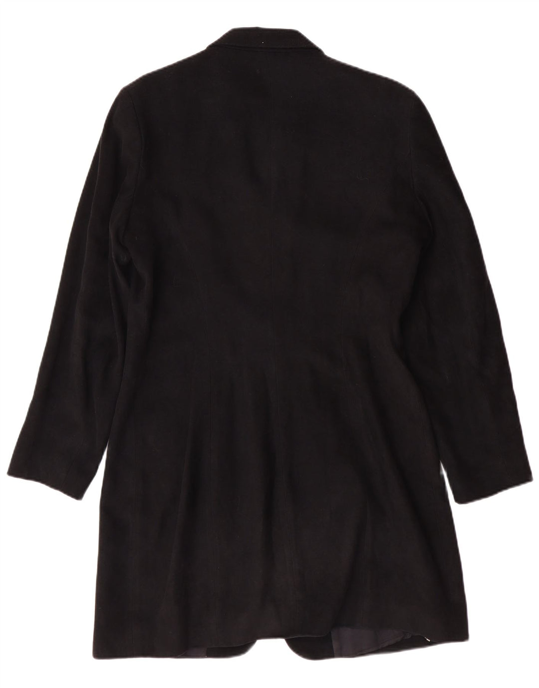 Giacca blazer a 3 bottoni lunga da donna Wallis UK 14 grande nera classica