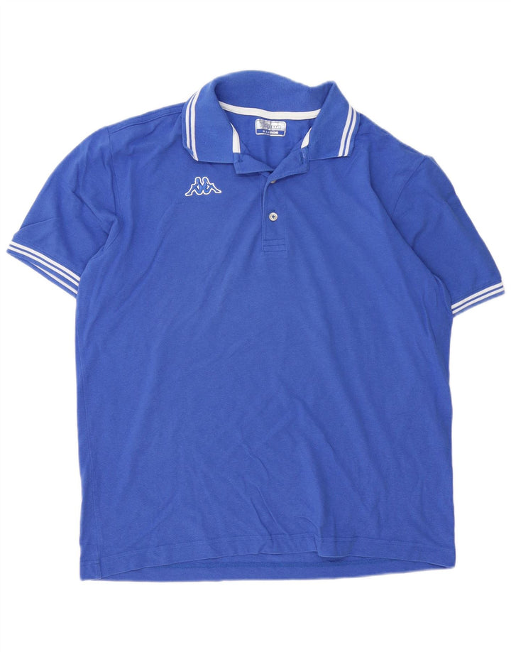 Polo Kappa Uomo XL Cotone Blu