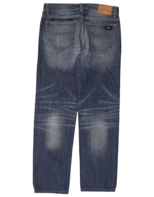 Jeans dritti da uomo vestibilità regolare Harmont & Blaine IT 50 Large W34 L30 Blu