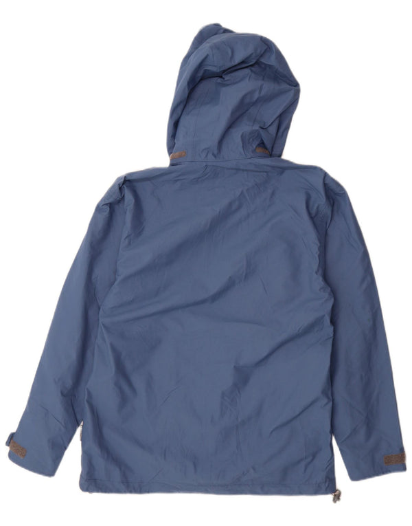 Giacca antipioggia da donna con cappuccio BERGHAUS UK 8 piccola in nylon blu