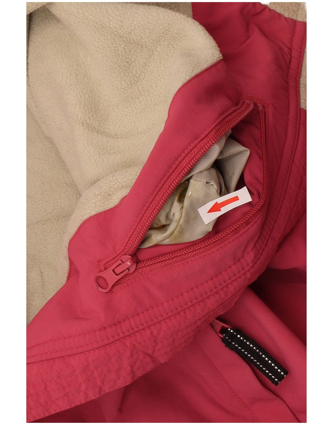 Giacca a vento da uomo Woolrich UK 42 XL nylon rosa