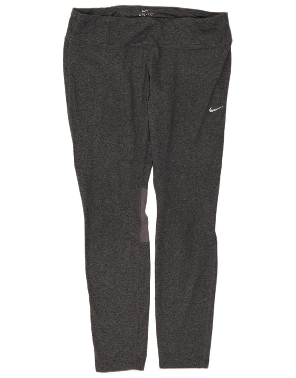 Leggings Dri Fit da donna NIKE UK 18 XL poliestere grigio