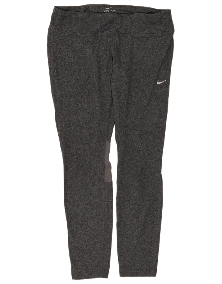 Leggings Dri Fit da donna NIKE UK 18 XL poliestere grigio