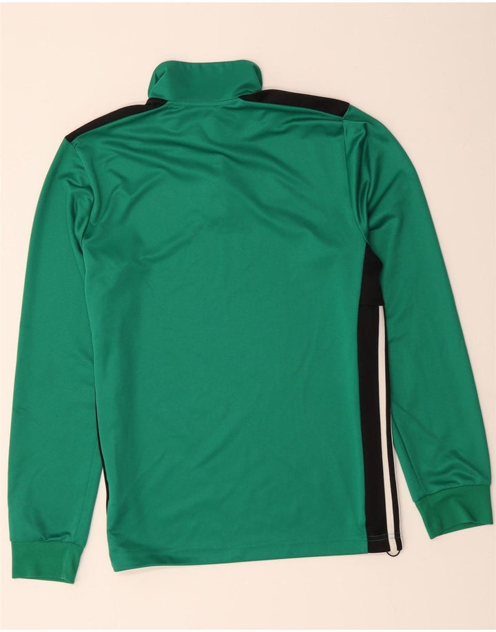 ADIDAS Mens Borussia Pullover Tracksuit Top Medium Green Colourblock