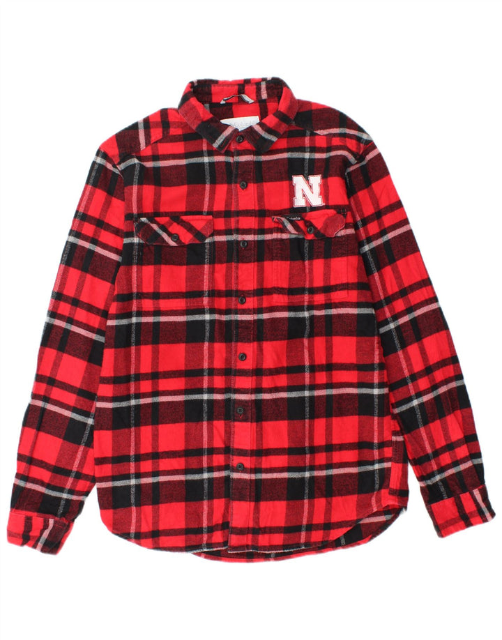 Columbia Piccolo plaid rosso da uomo in cotone