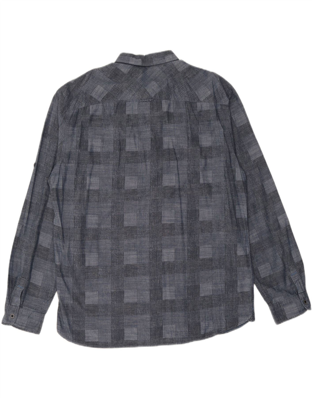 Camicia da uomo TOM TAILOR 2XL Blu navy geometrico