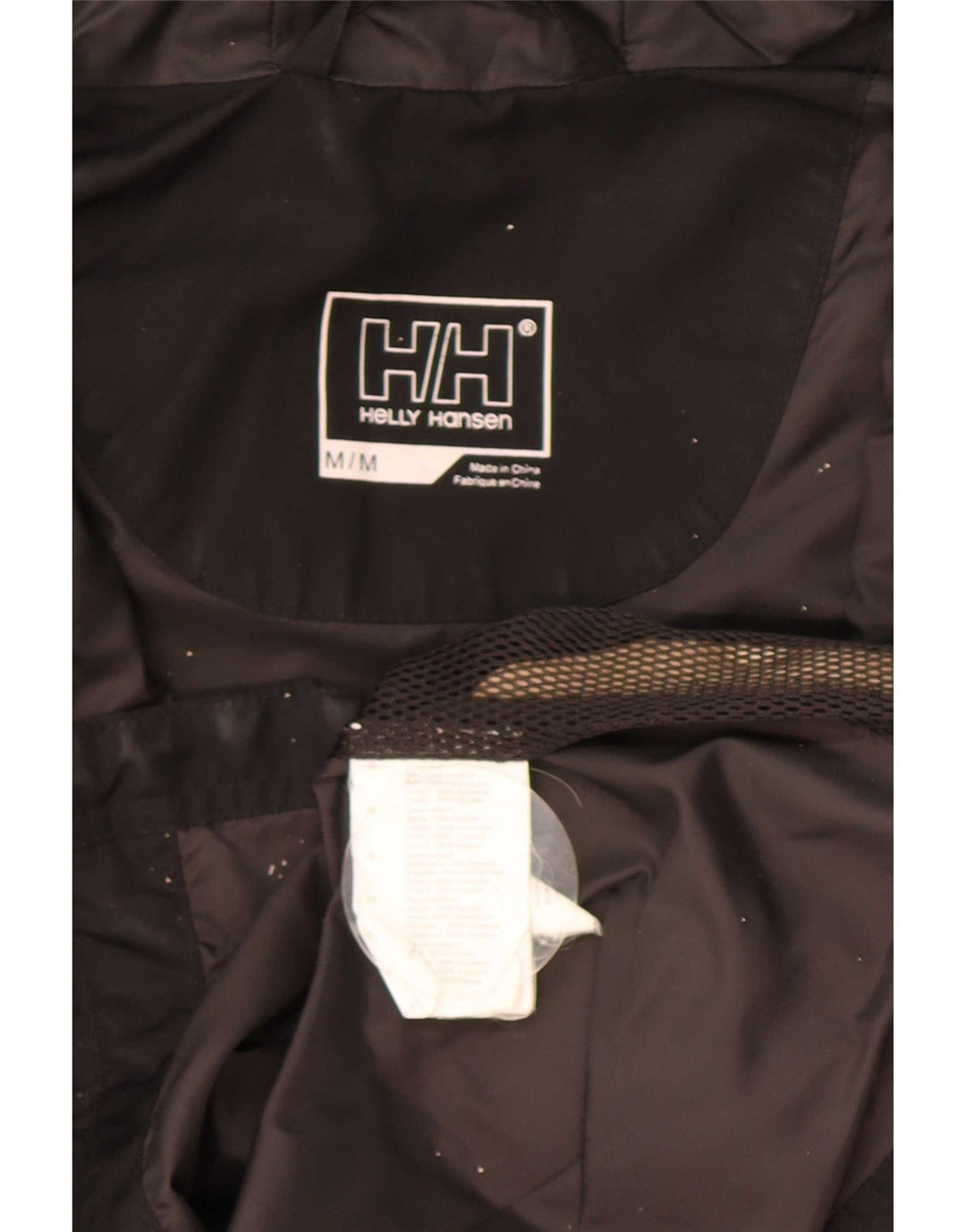 Giacca a vento con cappuccio da donna Helly Hansen UK 14 poliestere nero medio