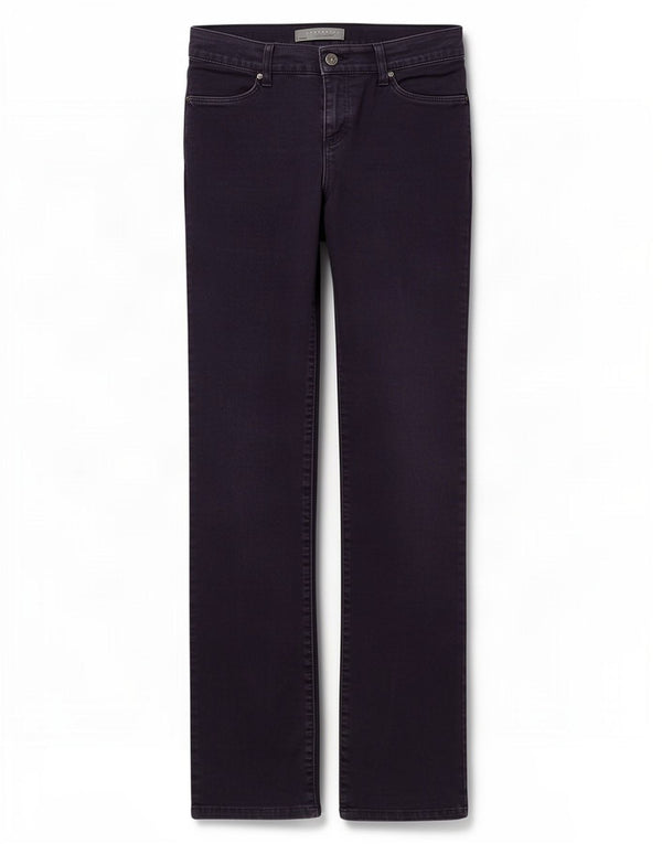 Jeans slim da donna Zara EU 38 Small W28 L33 cotone viola